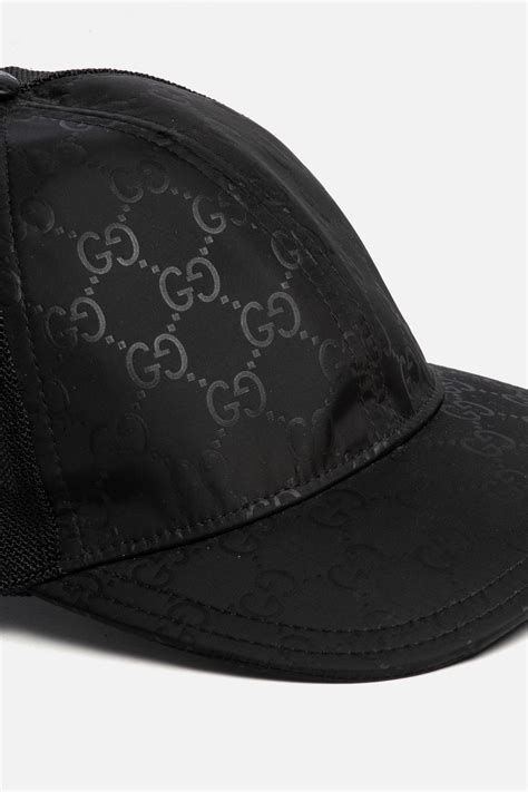 gucci cap grey|all black gucci cap.